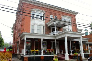 Front of the Naples Hotel, Naples, NY