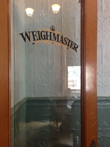 The Weighmaster's office.