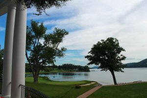 View from the back porch