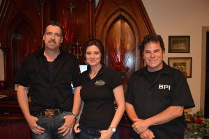 Patrick, Gina and Tom. The awesome folks from Buffalo Paranormal Investigators