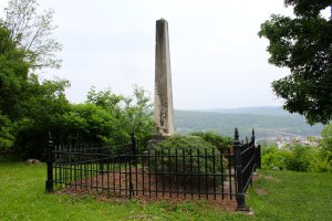 SaSaNa Loft memorial in Evergreen Cemetery, Owego, NY.